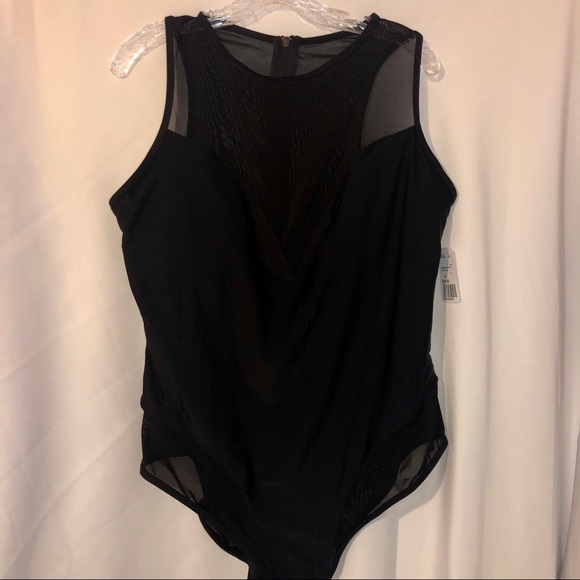 Forever 21 Other - Black sleek lace swimsuit
